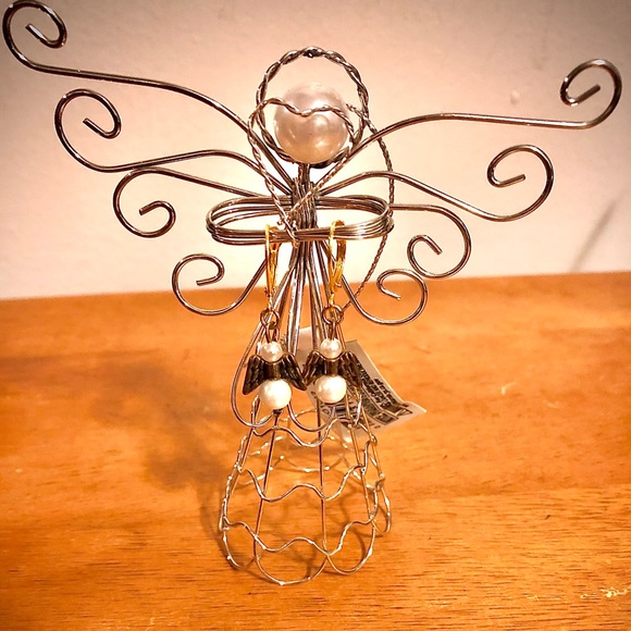 Angel Lever-back Earrings— Designed and Handcrafted By Me 🥰 - Picture 3 of 6